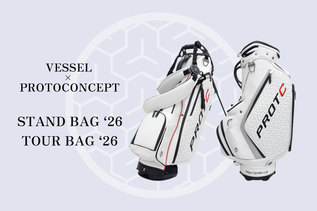 【新製品】VESSEL×PROTOCONCEPT キャディバッグ 2026モデル新発売