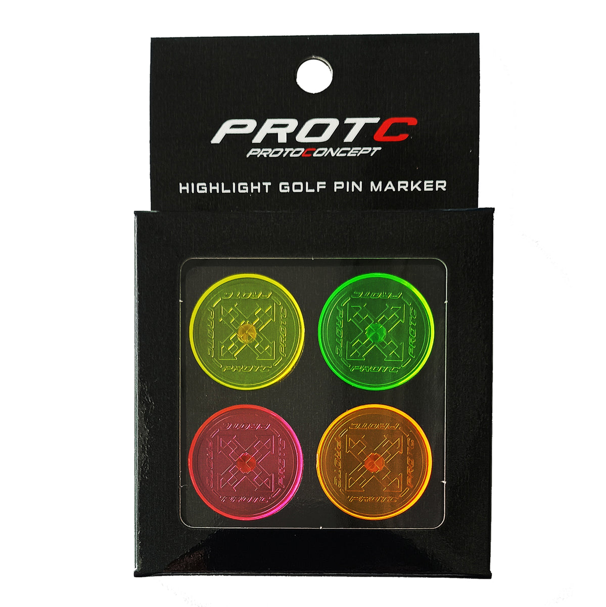 HIGHLIGHT GOLF PIN MARKER 4個入り（各色1個） – PROTOCONCEPT（ゴルフクラブランド） プロトコンセプト ...